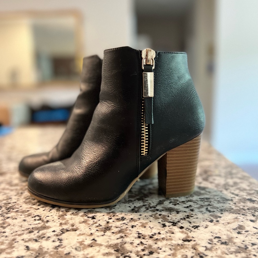 Black Heels Booties